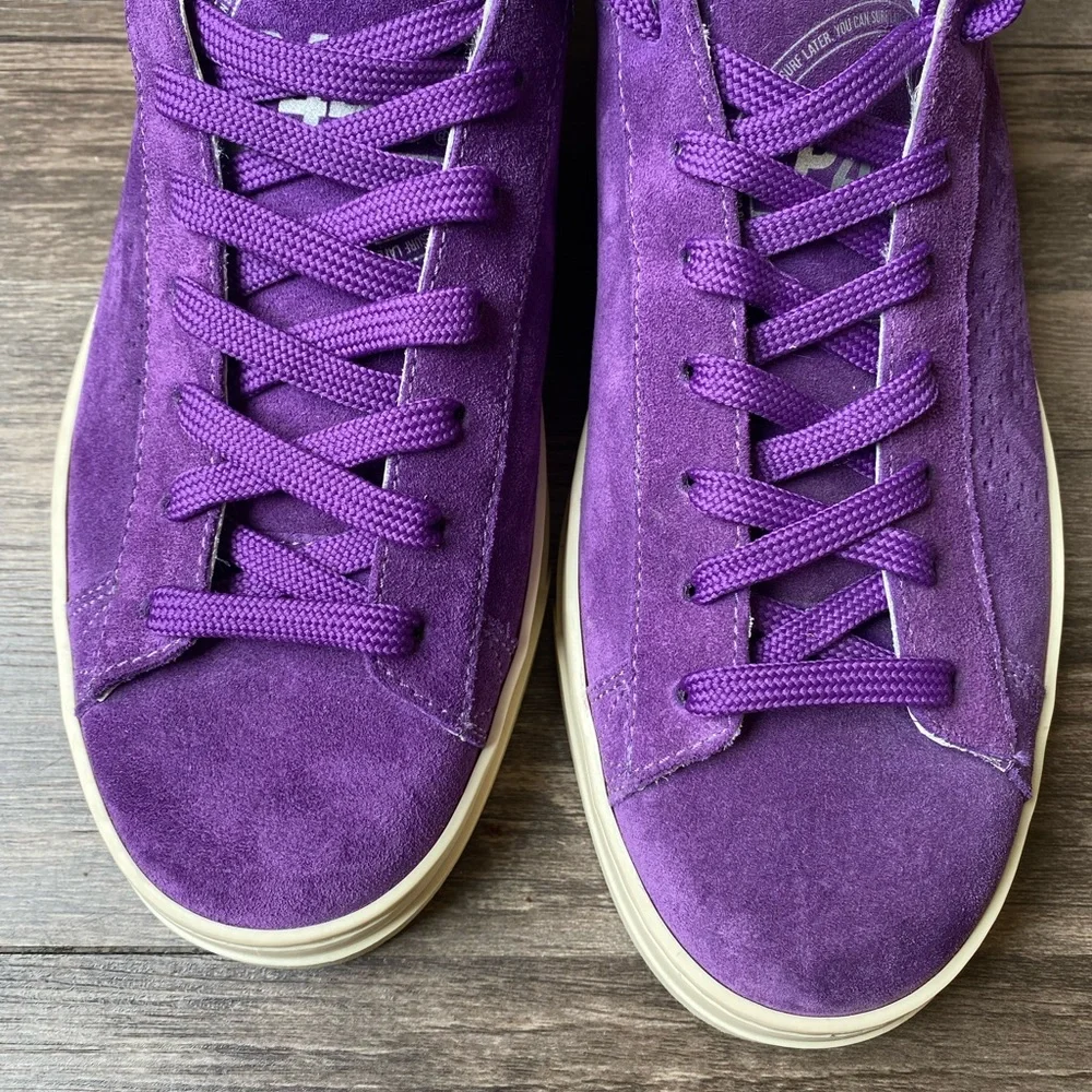 NWOT P448 Women’s Purple Low Top Sneakers Size 8.5 - Picture 7 of 14